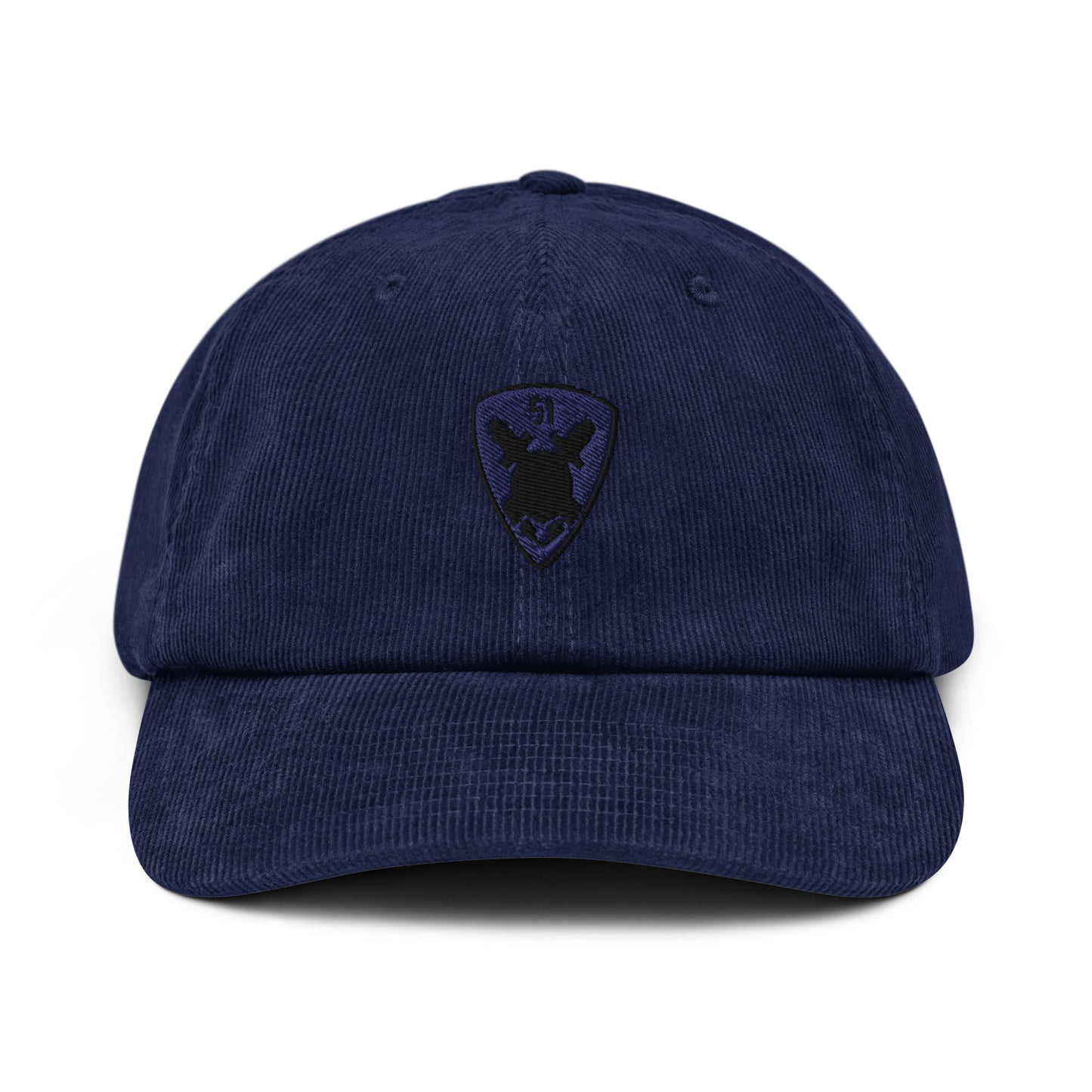 Blue/Black Shiel 51 Badge Corduroy hat