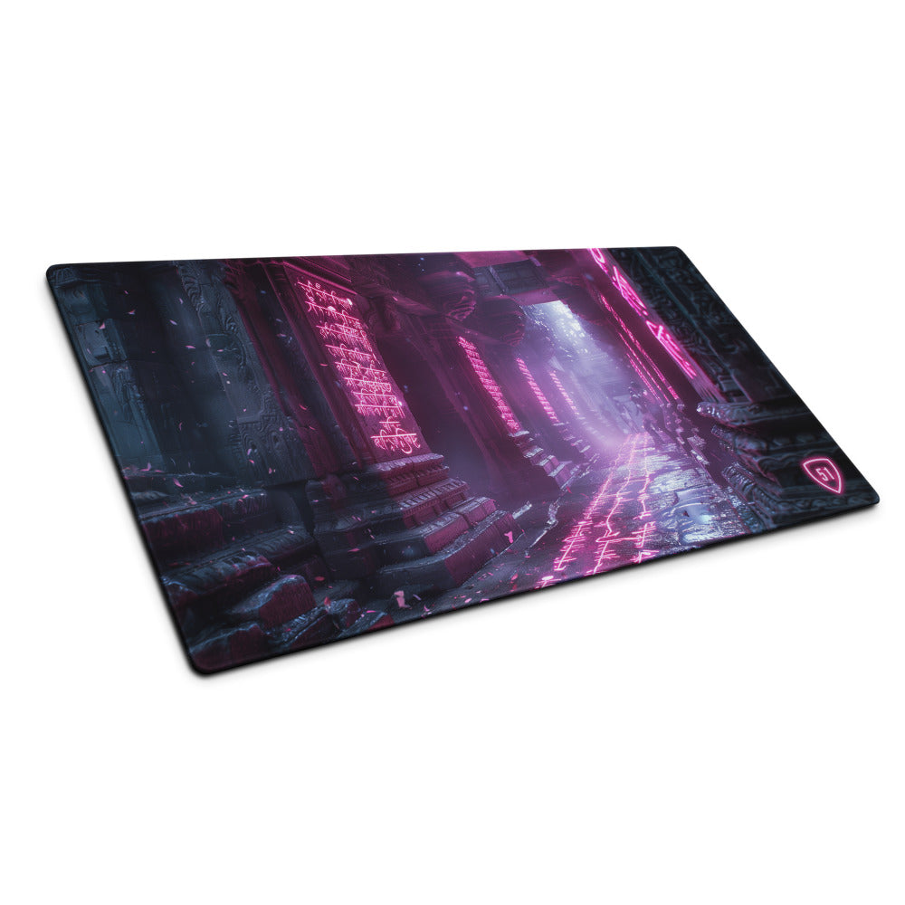 Ancient Temple Alien Language Gaming mouse pad