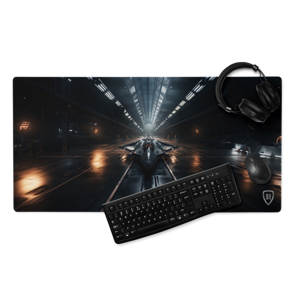 XS-33 Interceptor in Hangar Gaming mouse pad