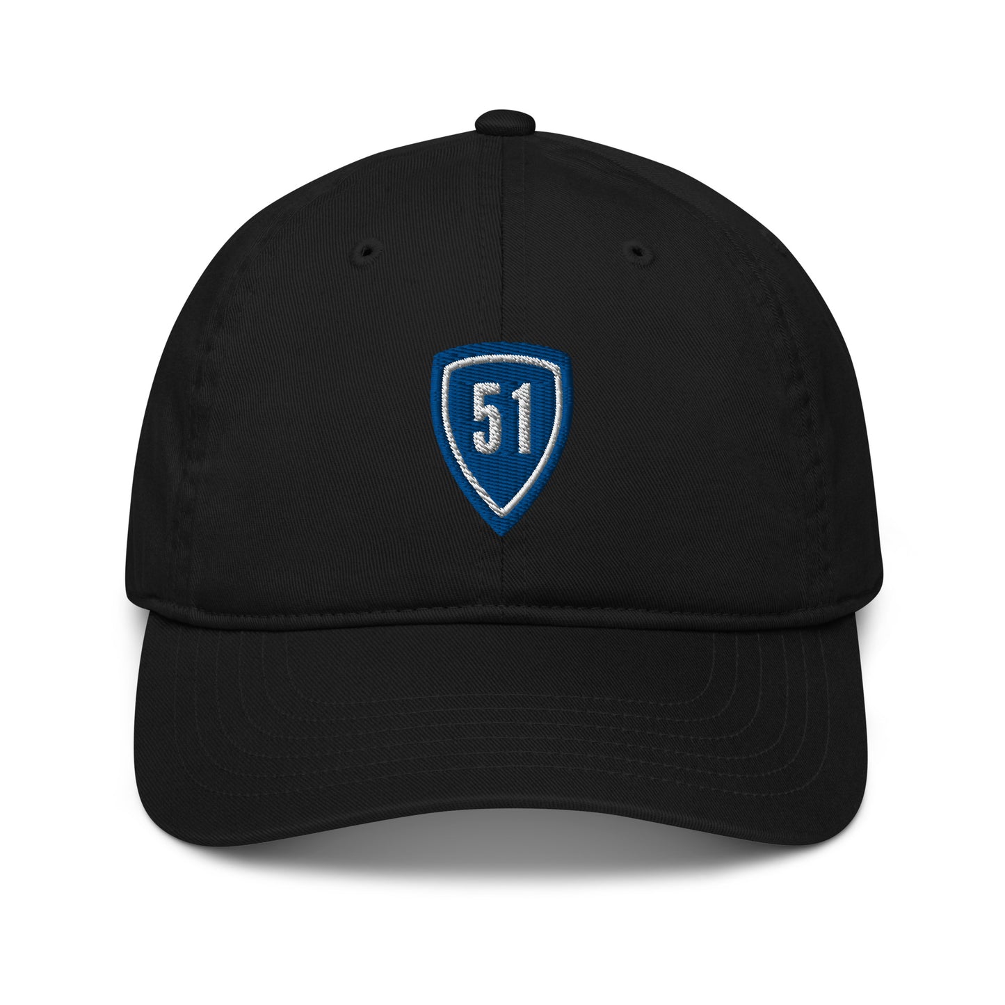 Blue Shield 51 Logo Organic dad hat