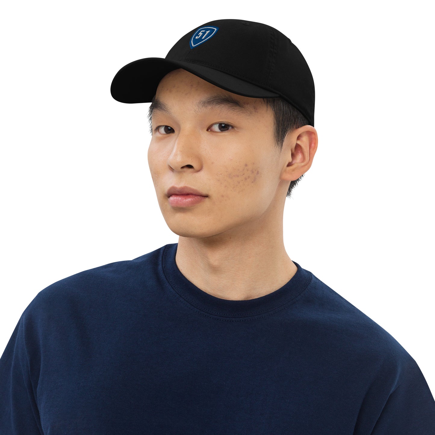 Blue Shield 51 Logo Organic dad hat