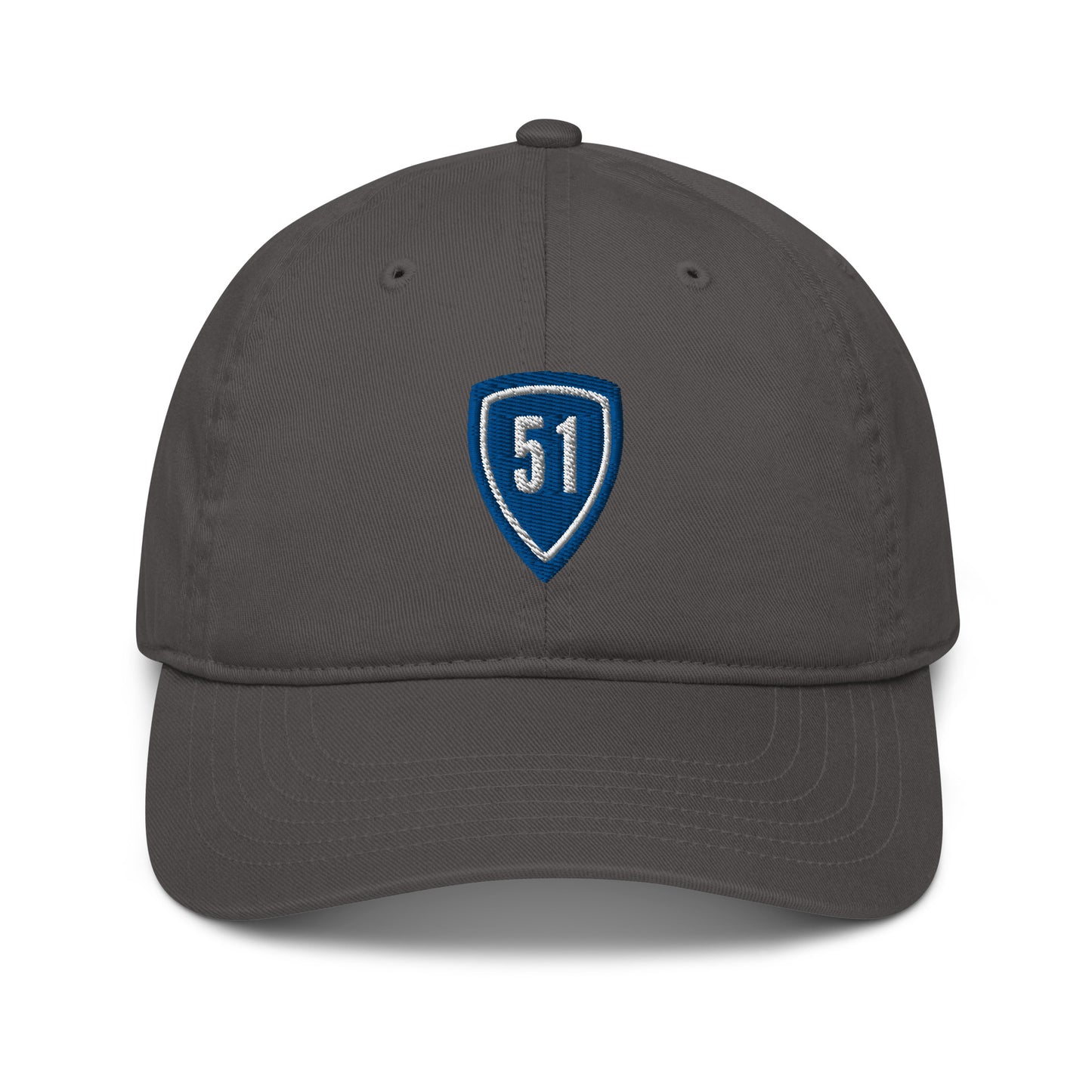 Blue Shield 51 Logo Organic dad hat