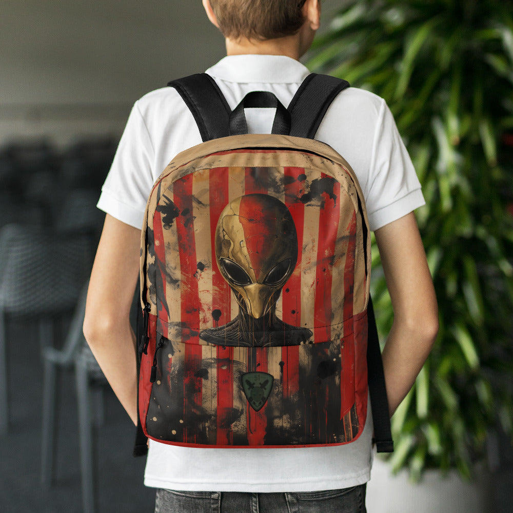 Alien Grunge Backpack