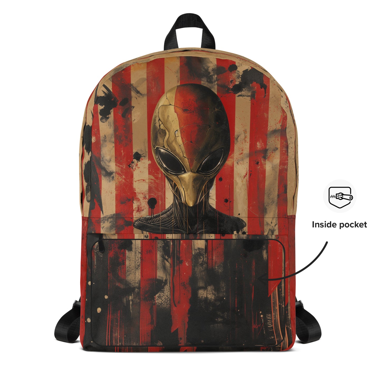 Alien Grunge Backpack