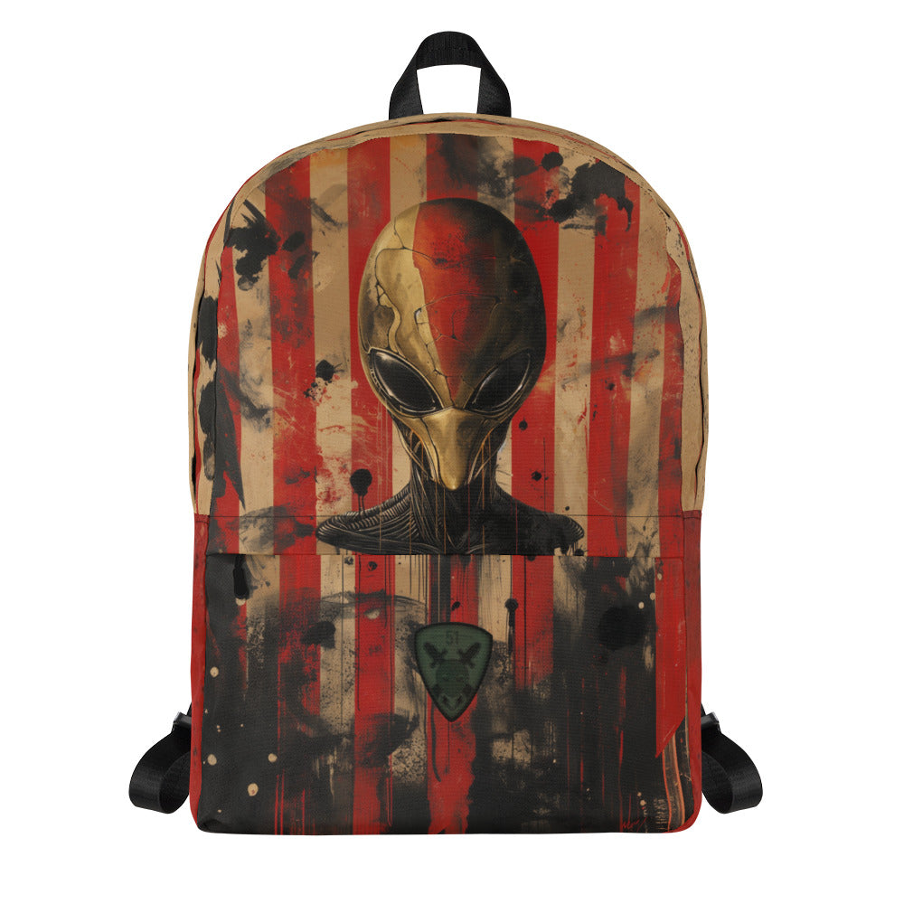 Alien Grunge Backpack