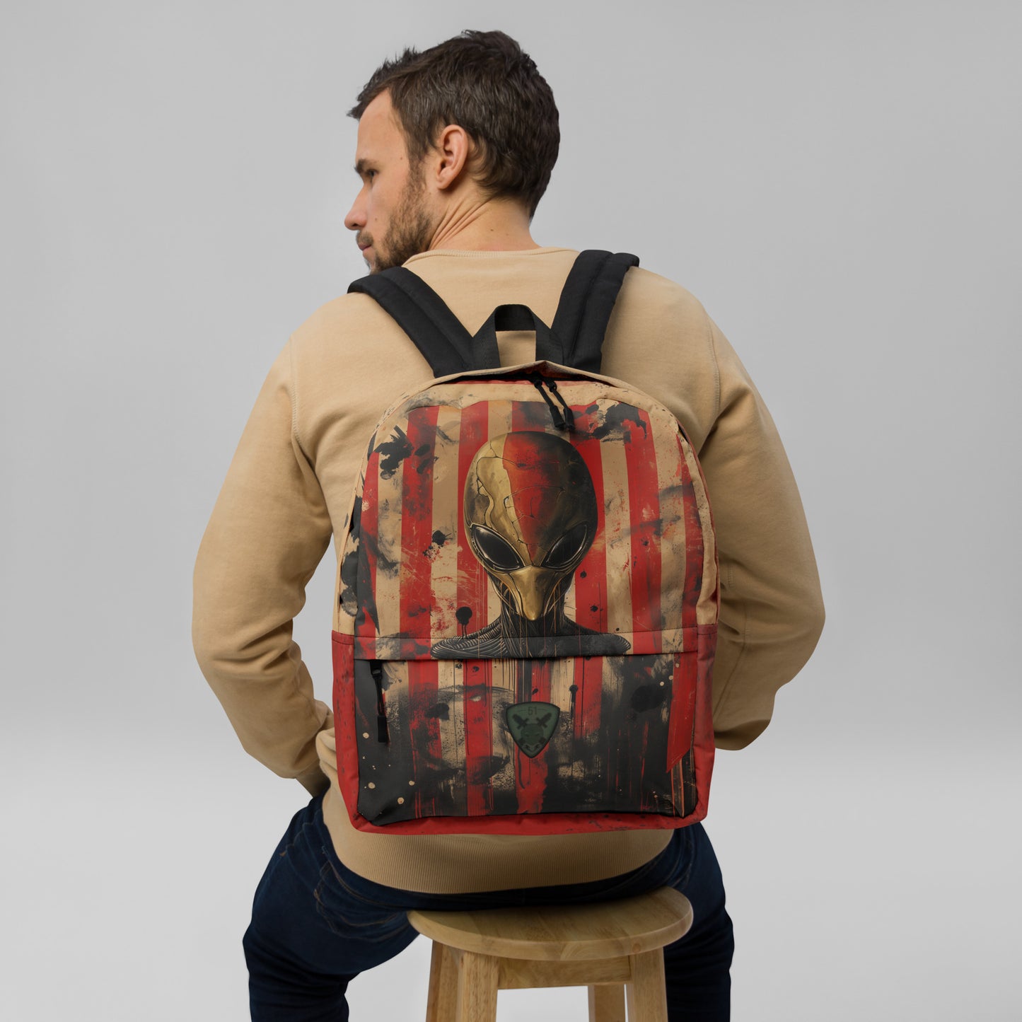 Alien Grunge Backpack