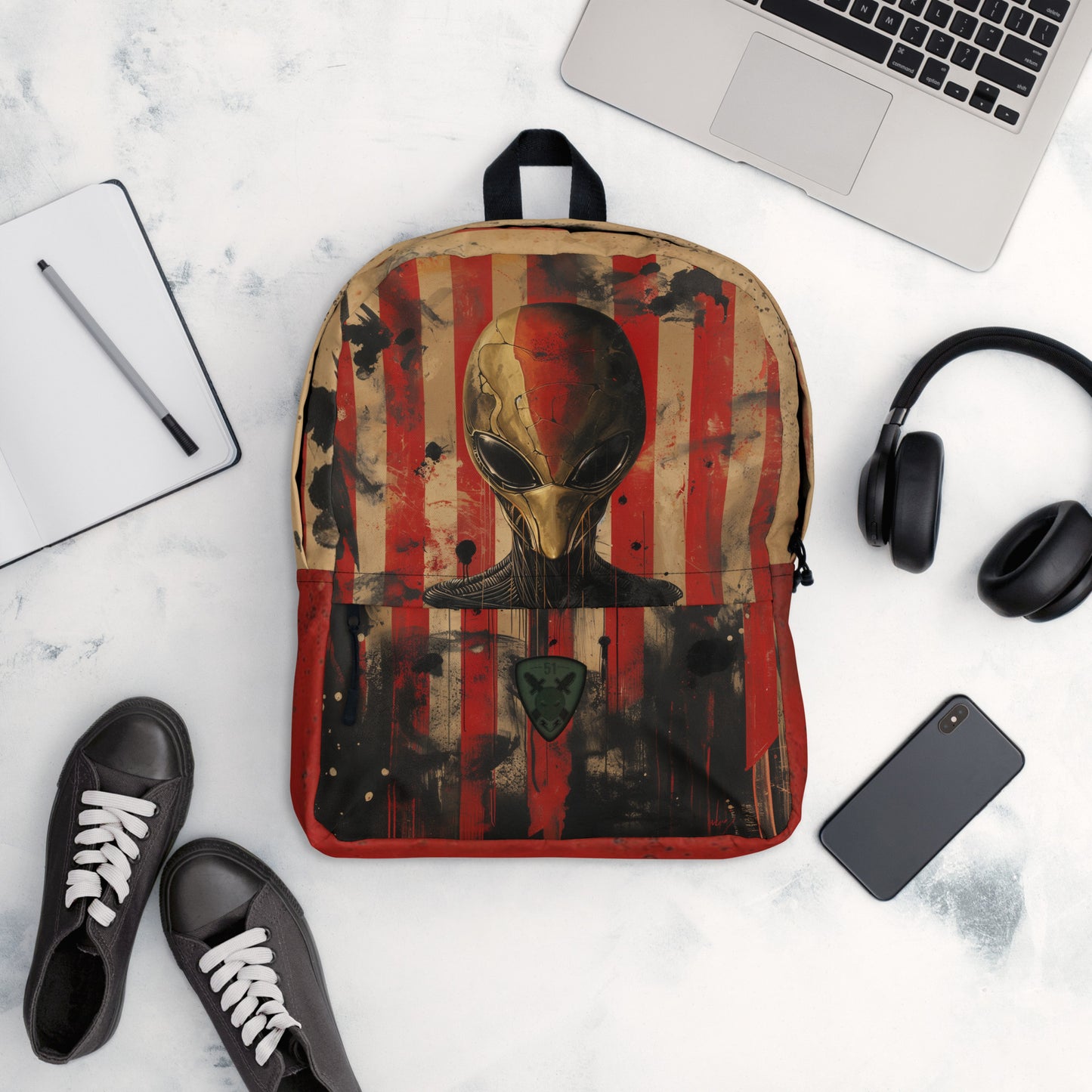 Alien Grunge Backpack